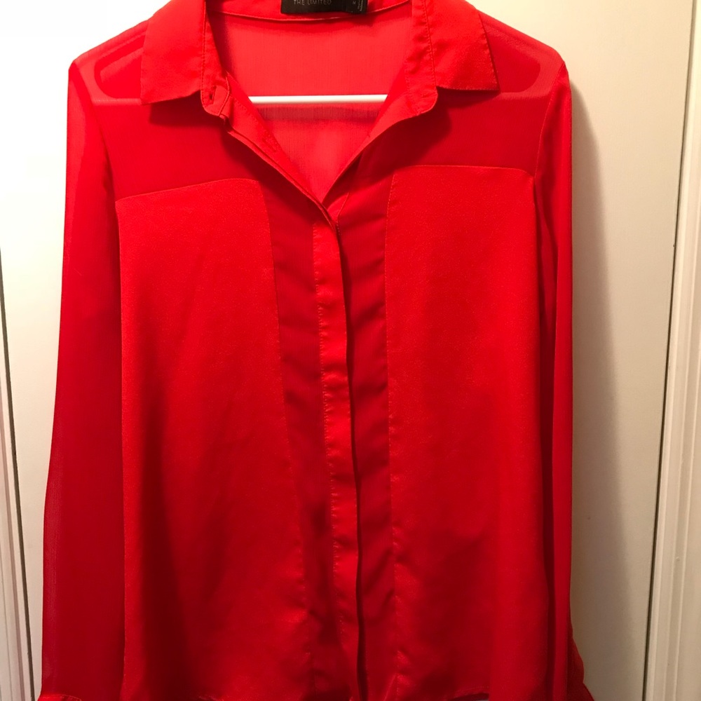 Limited red blouse